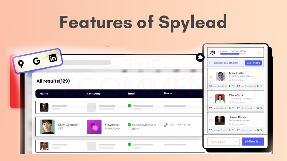 Features of Spylead