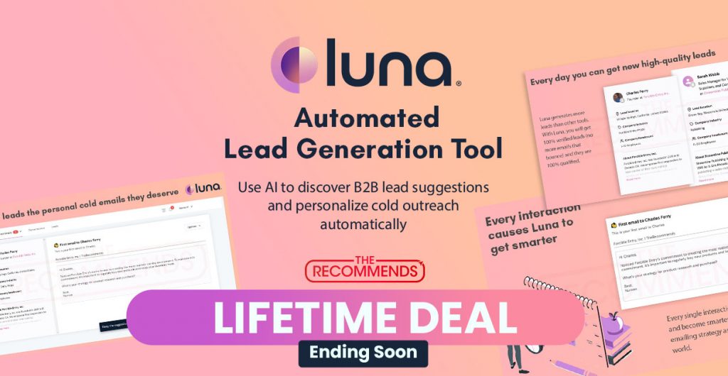 Luna - B2B Lead And Cold Email Automation