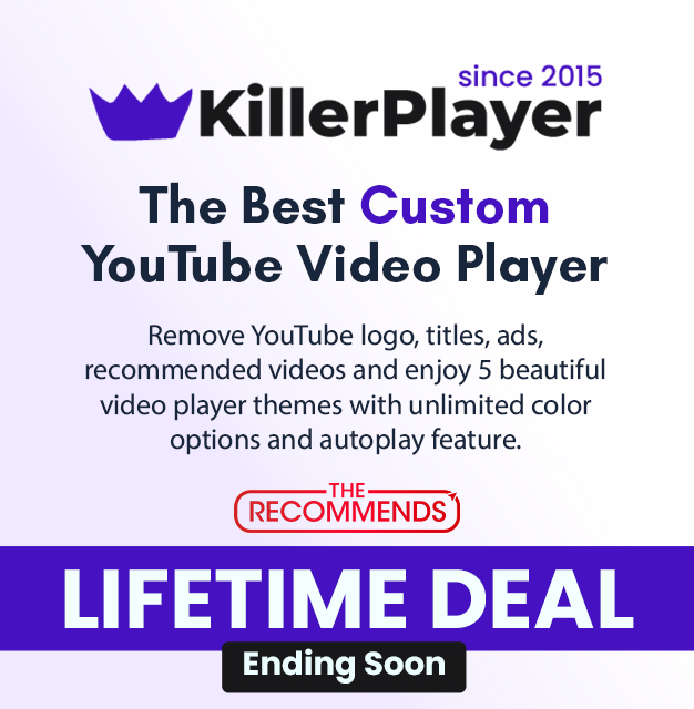 KillerPlayer Lifetime Deal