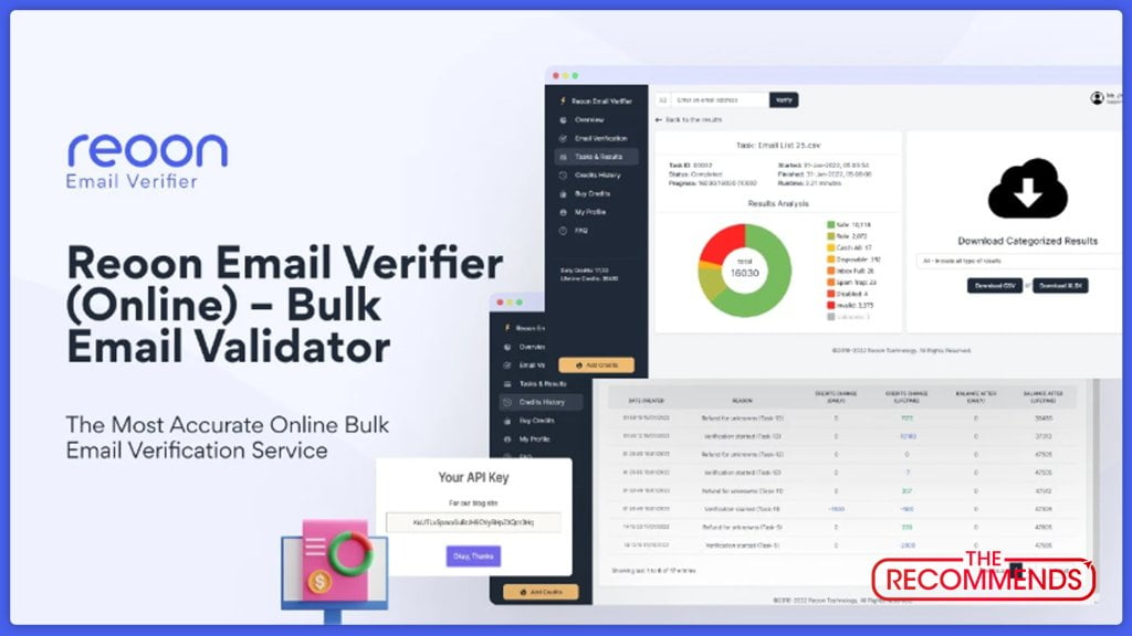 Reoon Email Verifier Features