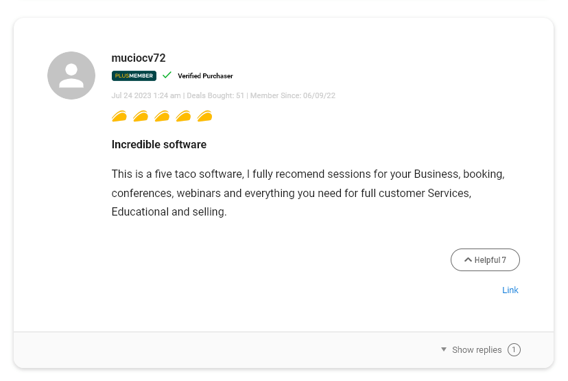 Sessions Reviews