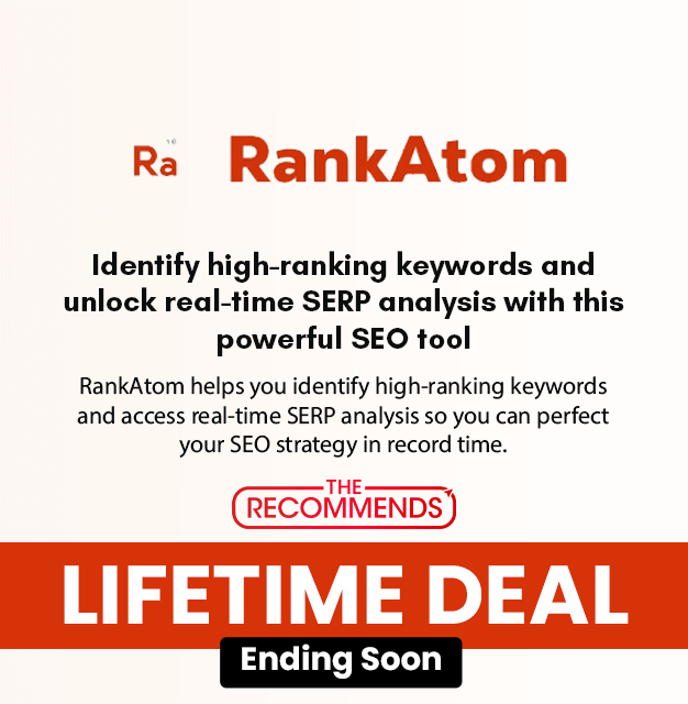 RankAtom lifetime deal