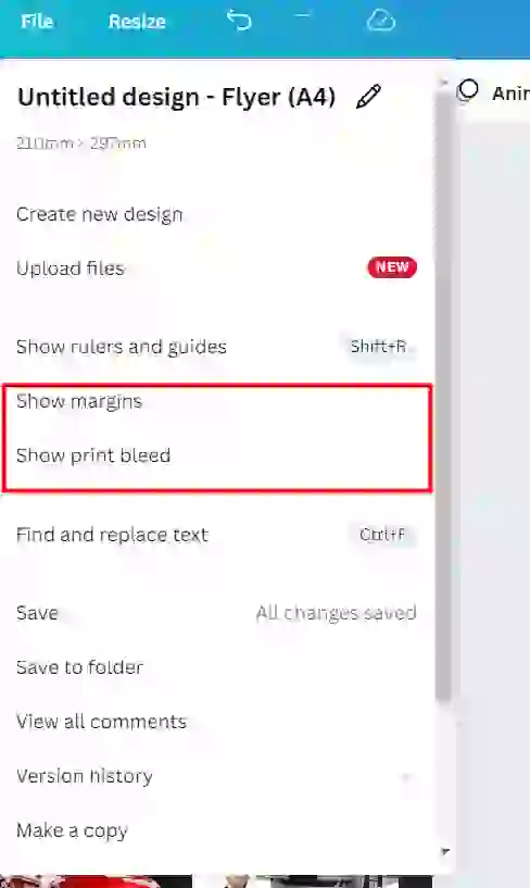How To Print Canva Design (7 Easy Steps) 2 canva margin and bleed