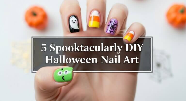 5 Spooktacularly Simple DIY Halloween Nail Art