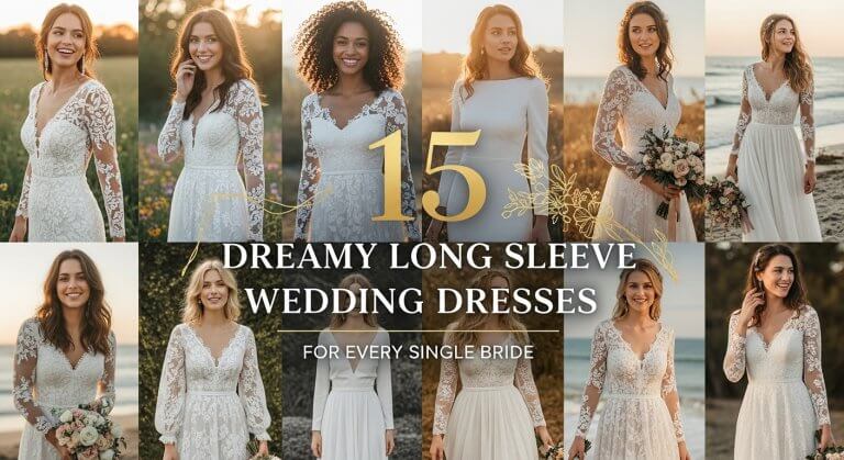 15 Dreamy Long Sleeve Wedding Dresses for Every Single Bride