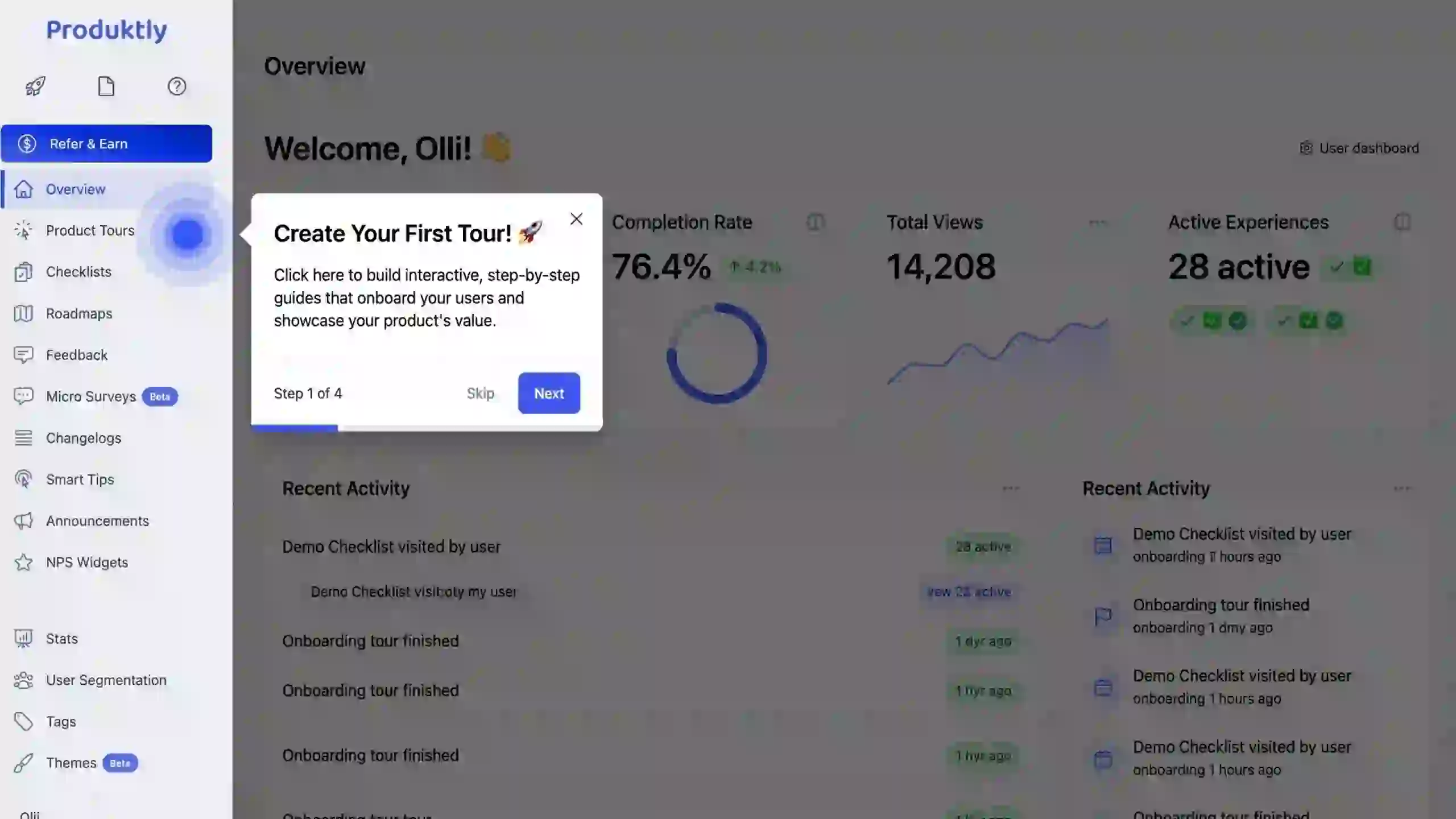 Produktly Lifetime Deal - Onboard Users Without Bothering Developers 1 Produktly review