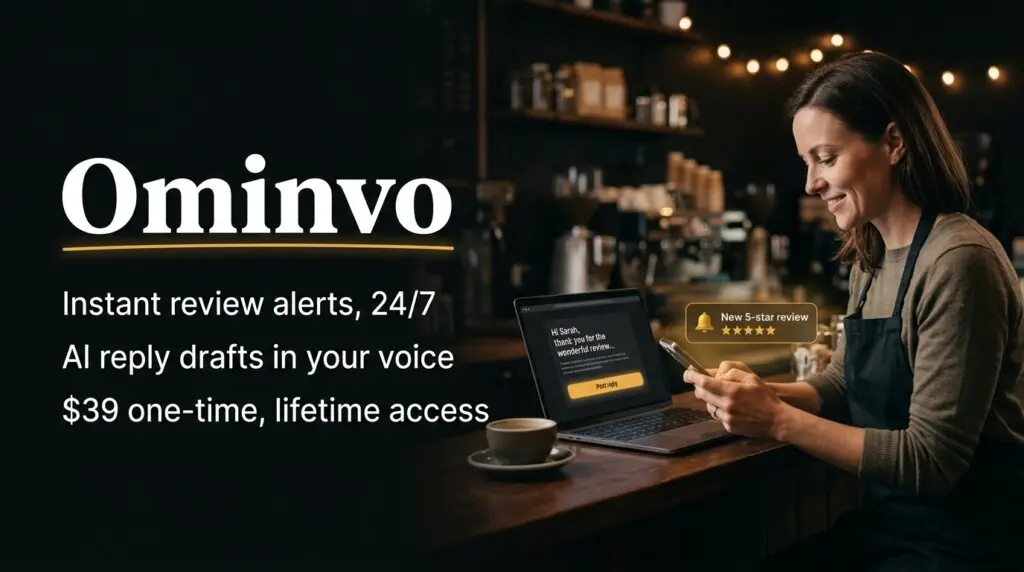 Ominvo Lifetime Deal - AI Replies for Every Google Review 1 Ominvo review