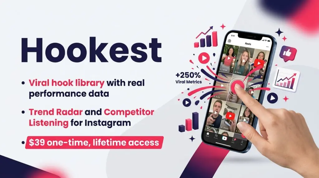 Hookest Lifetime Deal - Find Viral Hooks That Stop the Scroll 1 Hookest review