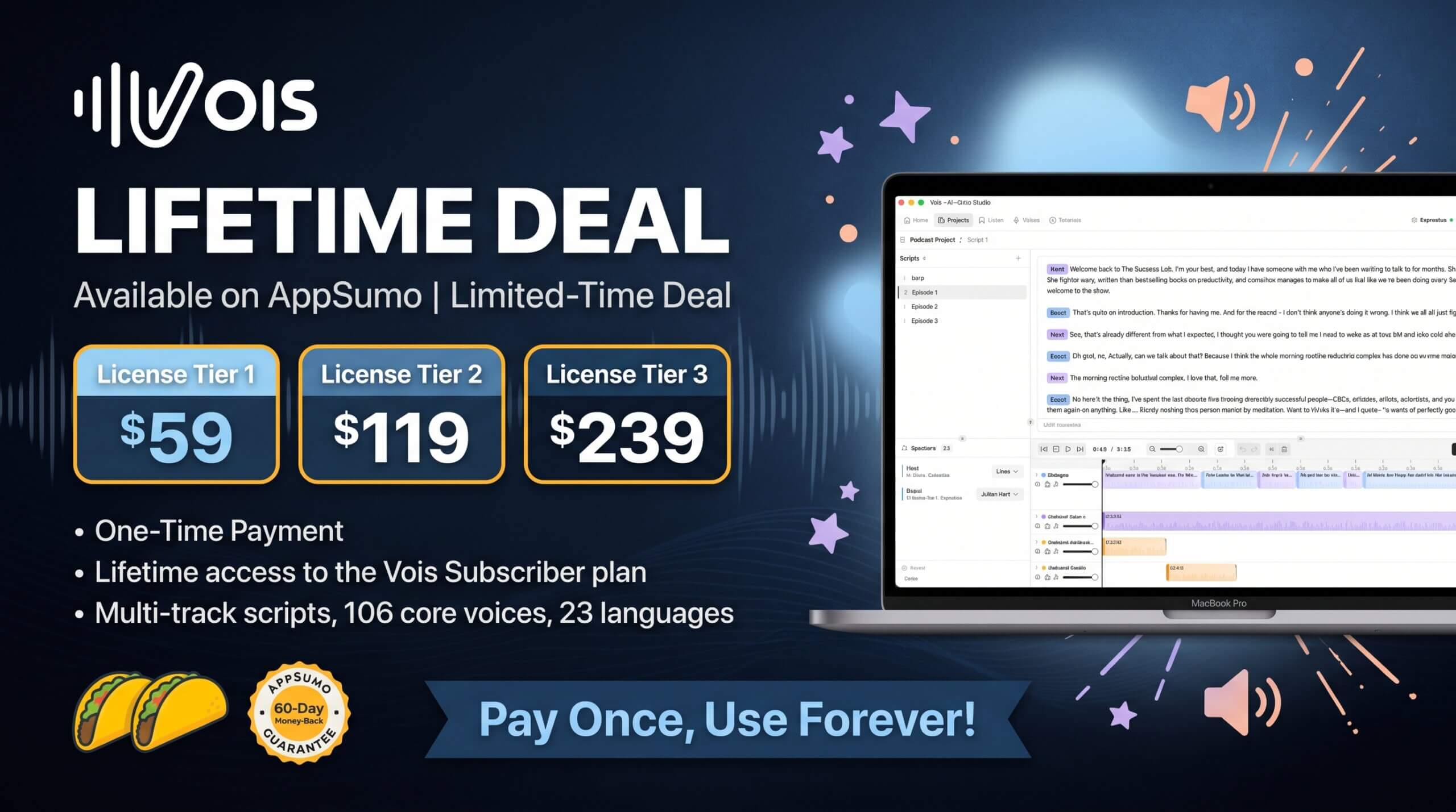 Vois lifetime deal Vois lifetime deal