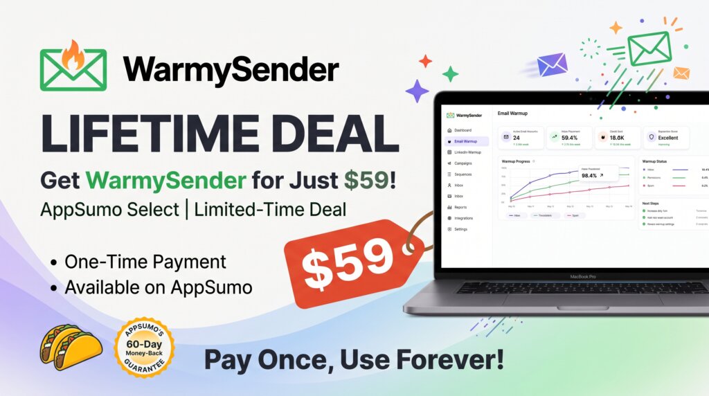 Warmysender Lifetime Deal - Warm Up Inboxes and Send Cold Emails That Land 3 Warmysender lifetime deal