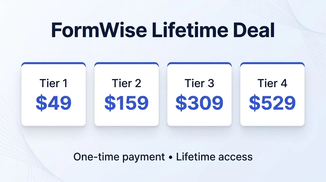 FormWise lifetime deal FormWise lifetime deal