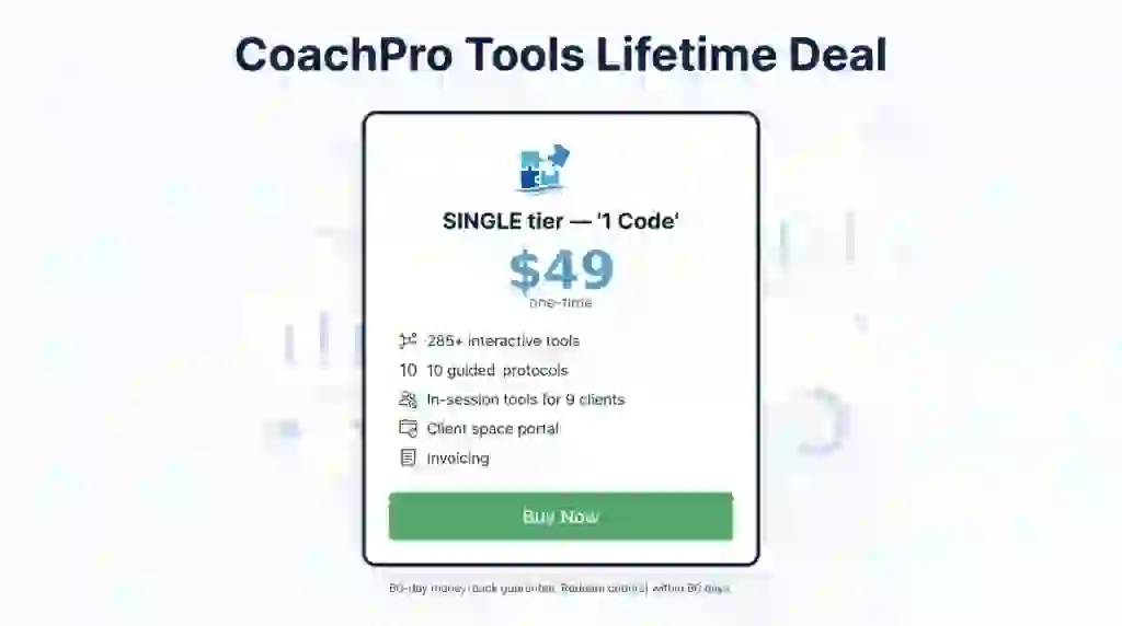 CoachPro Tools Lifetime Deal - Run Your Entire Coaching Practice in One Place 3 CoachPro Tools lifetime deal