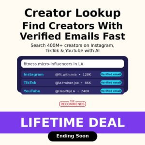 Creator Lookup review lifetime deal
